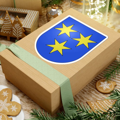 Bürchen-coat of arms (Switzerland) (Coat of Arms) STICKER Vinyl Kiss-Cut Decal - The Sticker Space