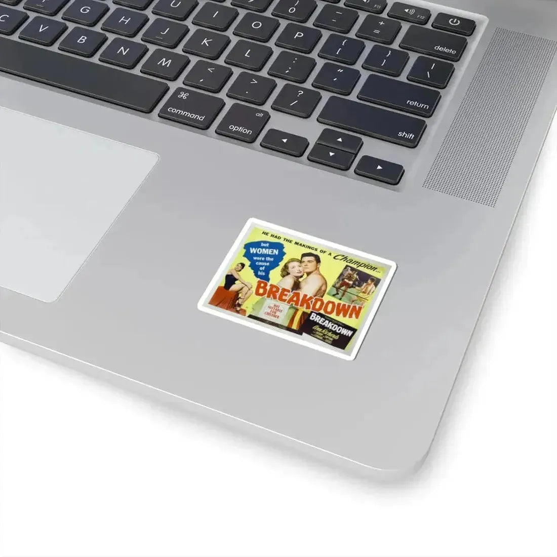 Breakdown 1952 Movie Poster - STICKER Vinyl Kiss-Cut Decal - The Sticker Space