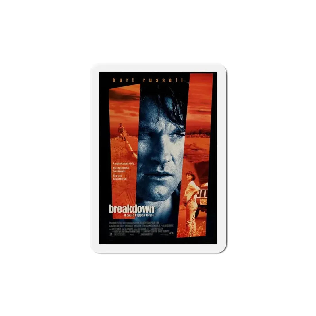 Breakdown 1997 Movie Poster Refrigerator Magnet - The Sticker Space