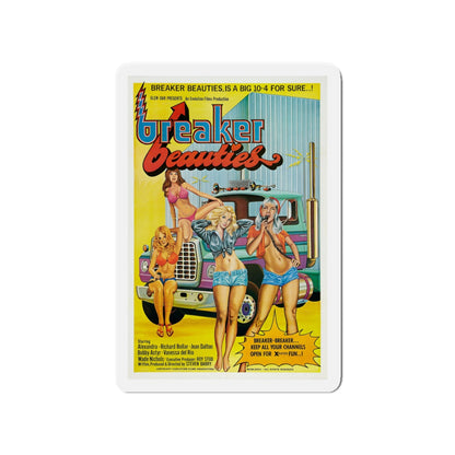 BREAKER BEAUTIES 1977 Movie Poster - Die-Cut Magnet-4" x 4"-The Sticker Space