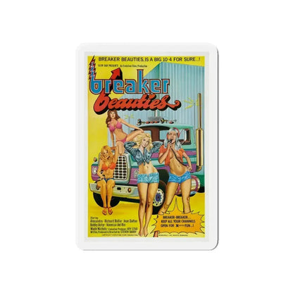 BREAKER BEAUTIES 1977 Movie Poster - Refrigerator Magnet - The Sticker Space