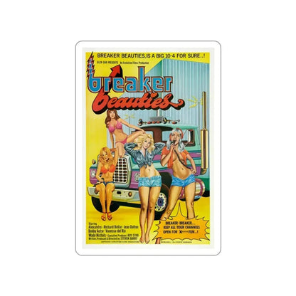 BREAKER BEAUTIES 1977 Movie Poster STICKER Vinyl Die-Cut Decal 2 Inch - The Sticker Space