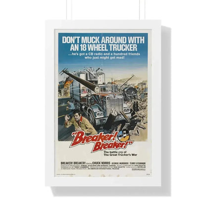BREAKER BREAKER 1977 - Framed Movie Poster - The Sticker Space
