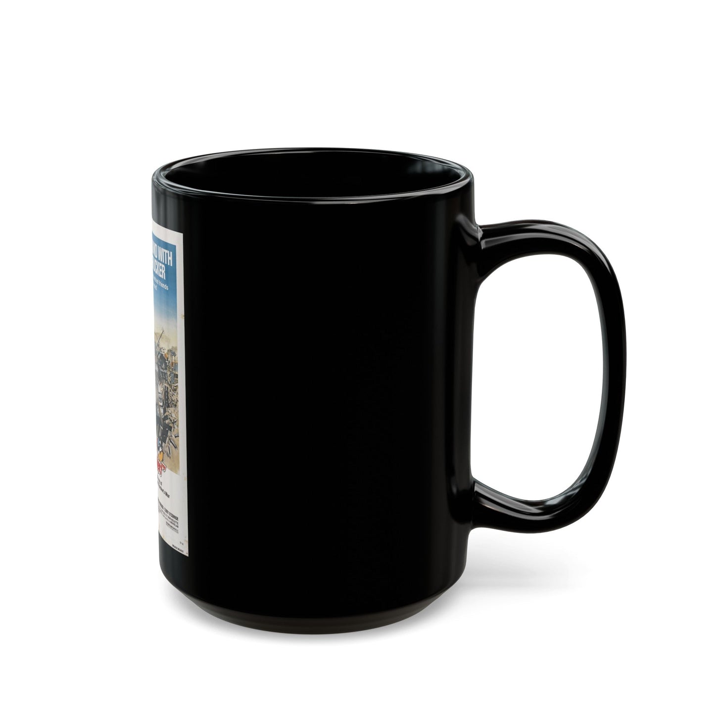 BREAKER BREAKER 1977 Movie Poster - Black Coffee Mug-The Sticker Space