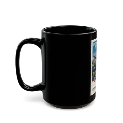 BREAKER BREAKER 1977 Movie Poster - Black Coffee Mug-The Sticker Space