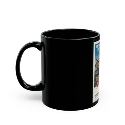 BREAKER BREAKER 1977 Movie Poster - Black Coffee Mug-The Sticker Space