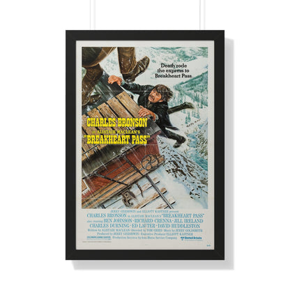 BREAKHEART PASS 1975 - Framed Movie Poster-20" x 30"-The Sticker Space