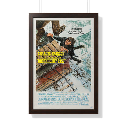 BREAKHEART PASS 1975 - Framed Movie Poster-20" x 30"-The Sticker Space