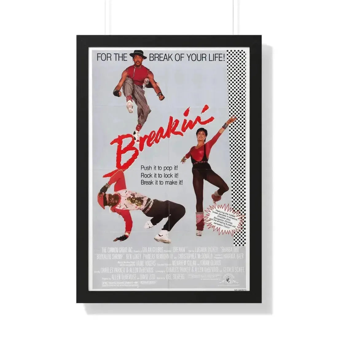 BREAKIN' 1984 - Framed Movie Poster - The Sticker Space