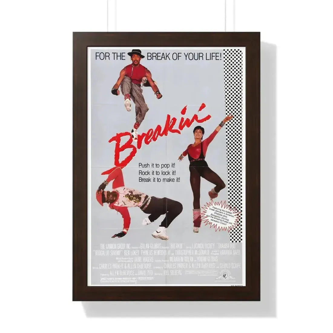 BREAKIN' 1984 - Framed Movie Poster - The Sticker Space