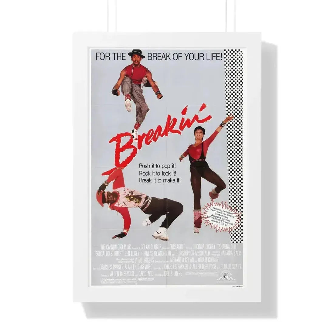 BREAKIN' 1984 - Framed Movie Poster - The Sticker Space