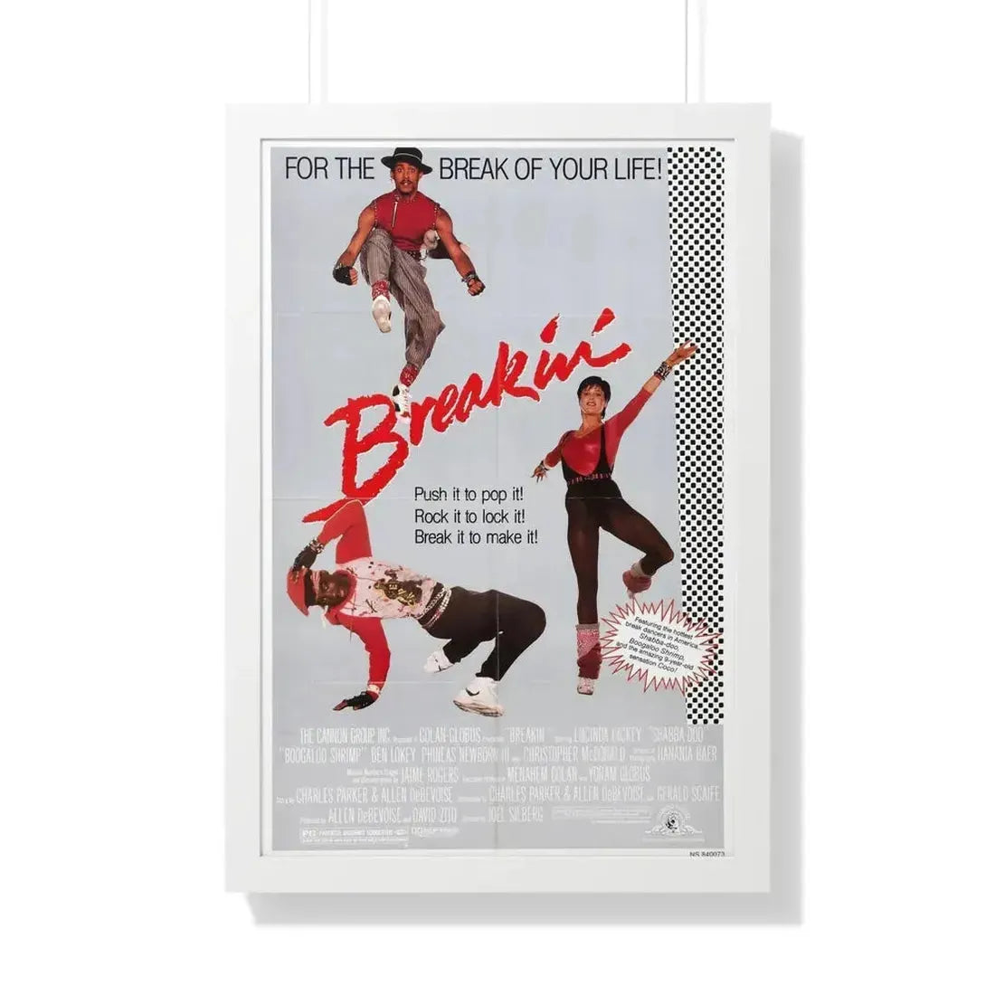 BREAKIN' 1984 - Framed Movie Poster - The Sticker Space