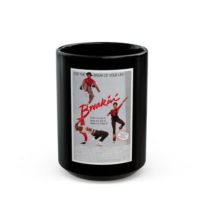 BREAKIN' 1984 Movie Poster - Black Coffee Mug-15oz-The Sticker Space