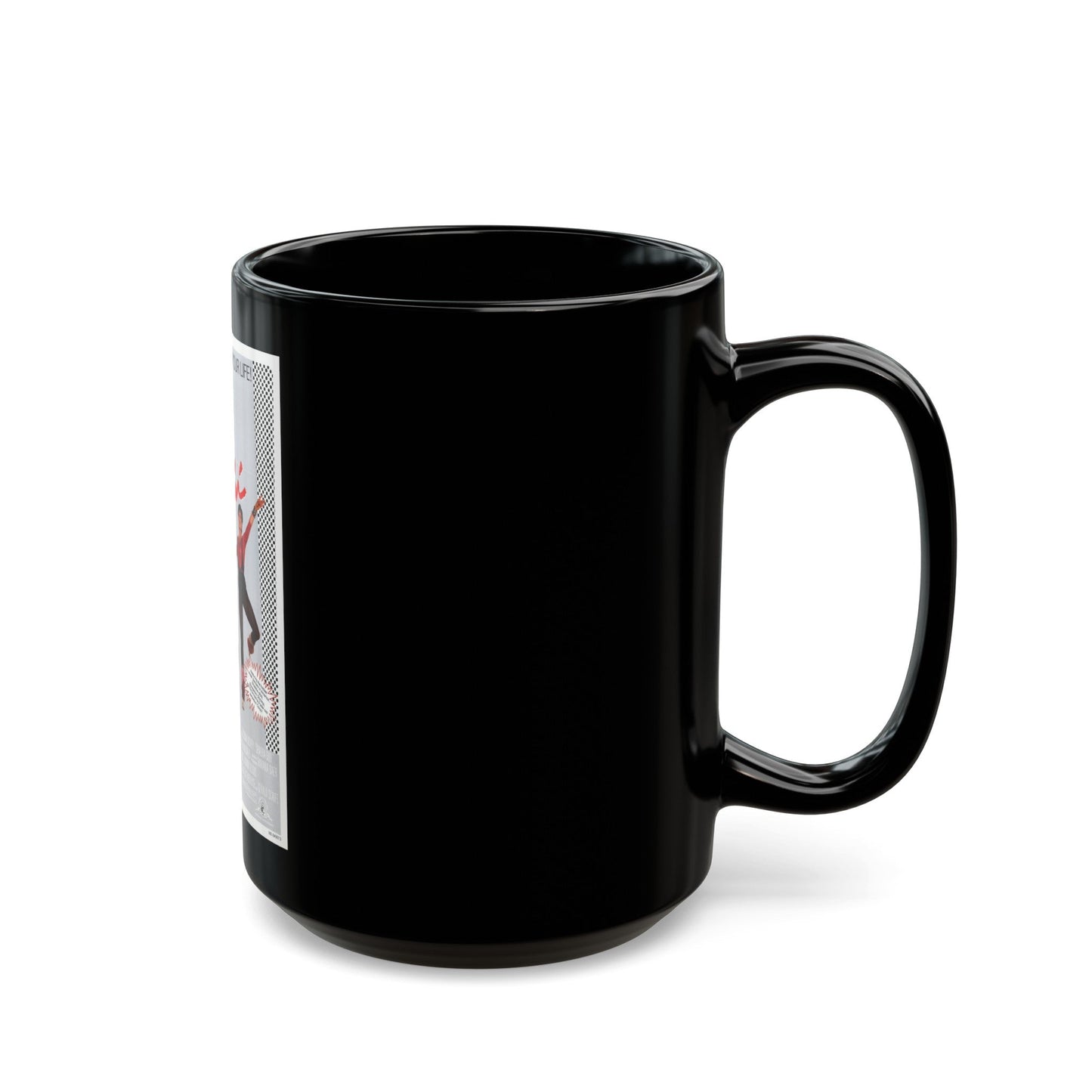 BREAKIN' 1984 Movie Poster - Black Coffee Mug-The Sticker Space