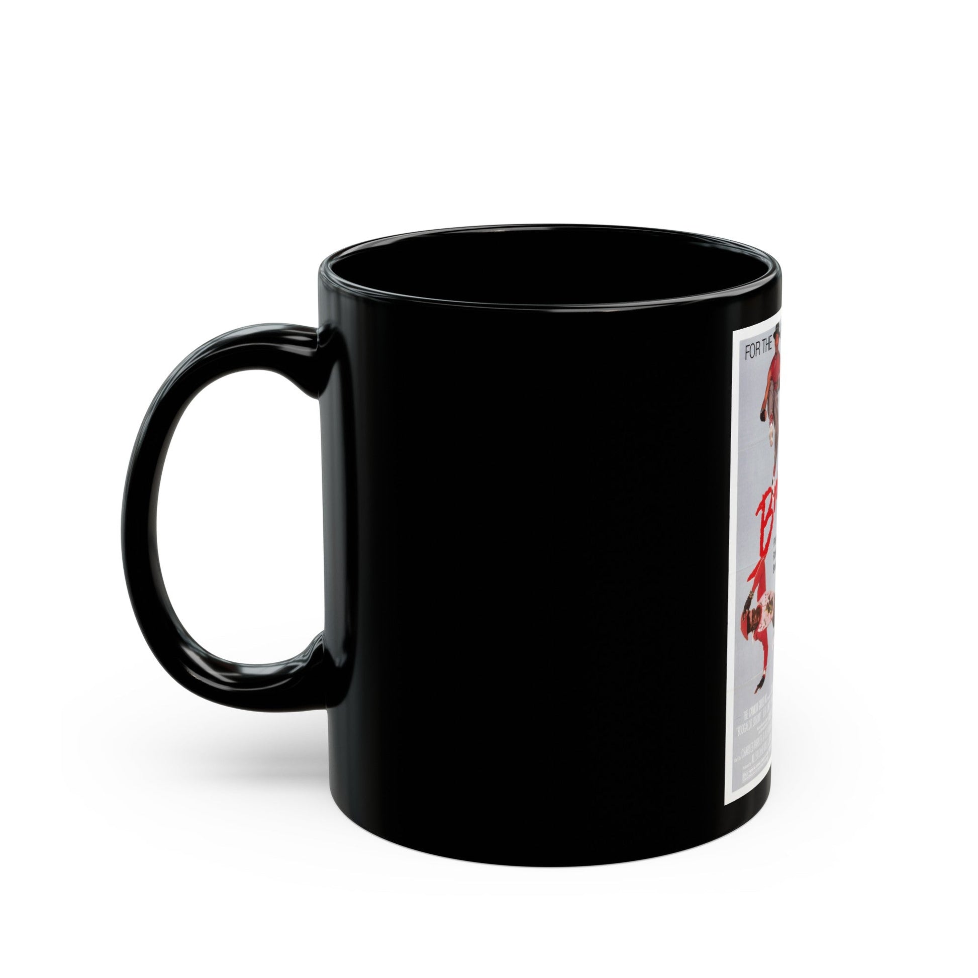 BREAKIN' 1984 Movie Poster - Black Coffee Mug-The Sticker Space