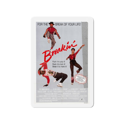 BREAKIN' 1984 Movie Poster - Die-Cut Magnet-3" x 3"-The Sticker Space