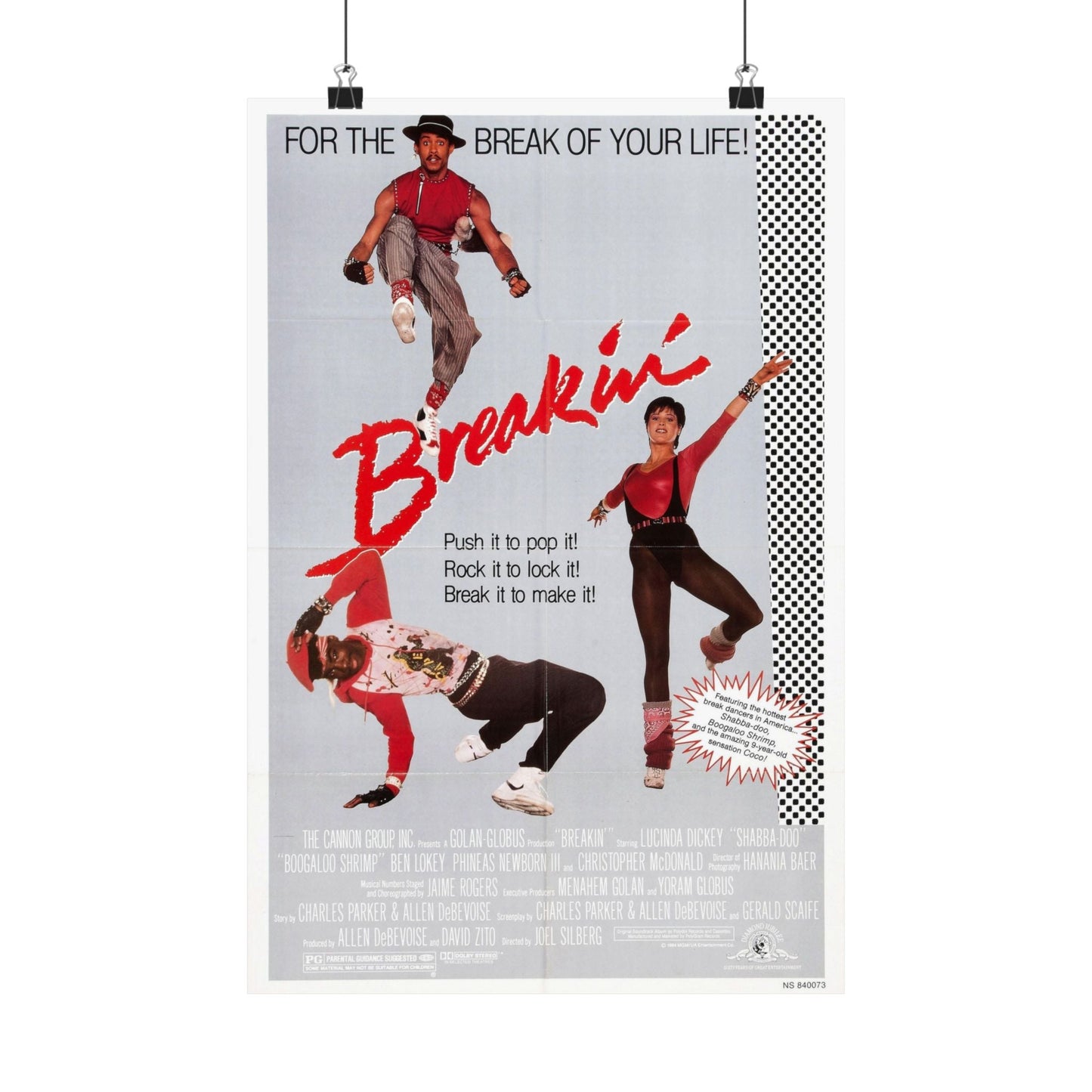 BREAKIN' 1984 - Paper Movie Poster-12″ x 18″-The Sticker Space