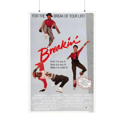 BREAKIN' 1984 - Paper Movie Poster 36" x 54" Matte - The Sticker Space