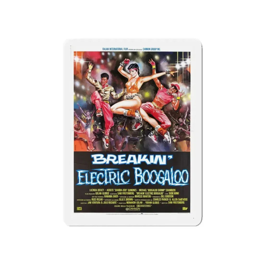 BREAKIN' 2 ELECTRIC BOOGALOO 1984 Movie Poster - Refrigerator Magnet 5 Inch - The Sticker Space