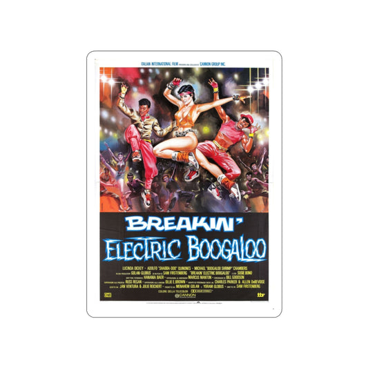 BREAKIN' 2 ELECTRIC BOOGALOO 1984 Movie Poster STICKER Vinyl Die-Cut Decal-2 Inch-The Sticker Space