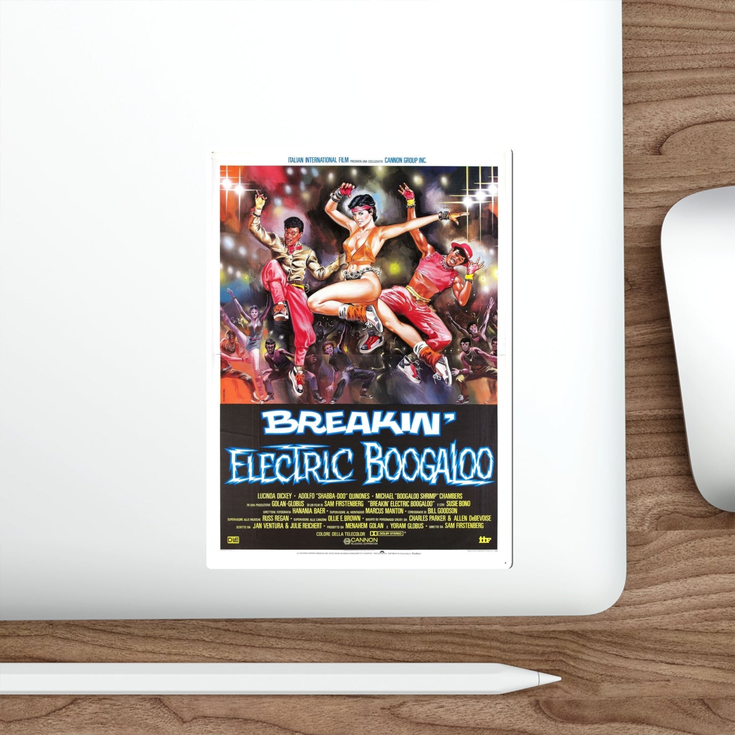 BREAKIN' 2 ELECTRIC BOOGALOO 1984 Movie Poster STICKER Vinyl Die-Cut Decal-The Sticker Space