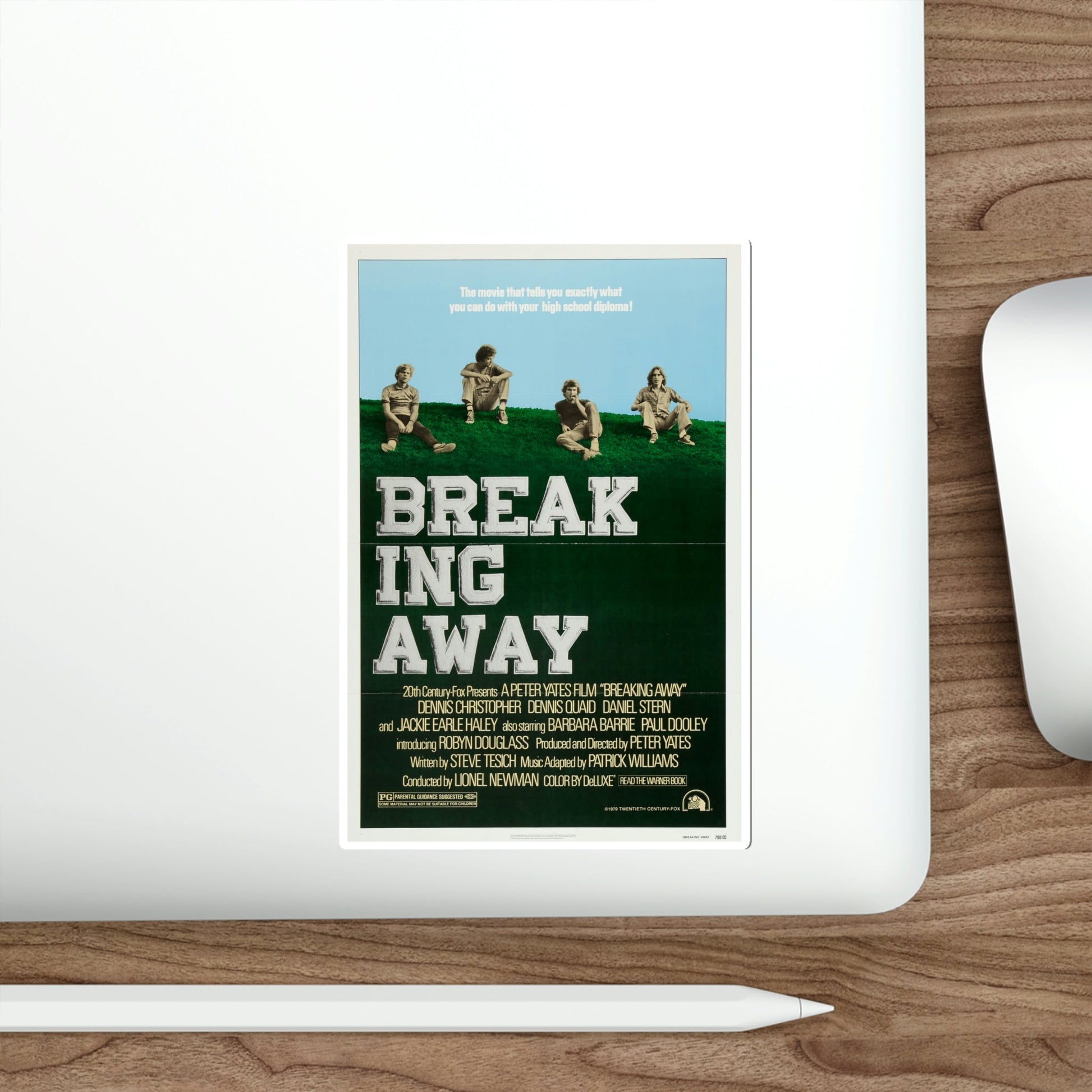 Breaking Away 1979 Movie Poster STICKER Vinyl Die-Cut Decal-The Sticker Space