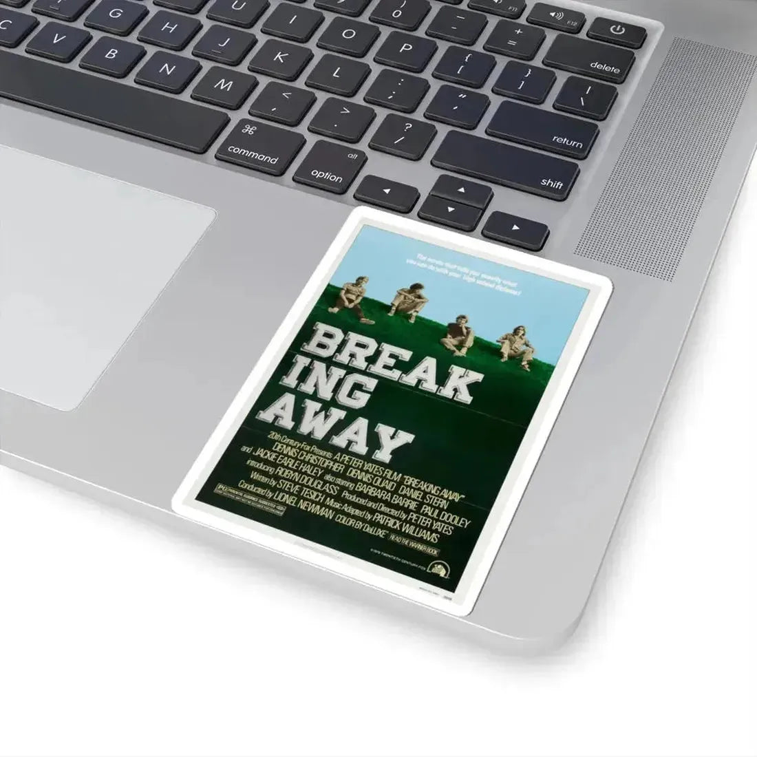 Breaking Away 1979 Movie Poster - STICKER Vinyl Kiss-Cut Decal - The Sticker Space