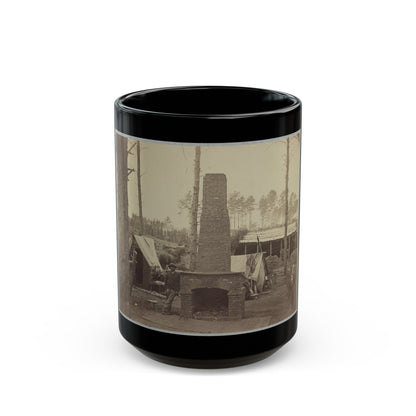 Breaking Camp, Brandy Station, Va. (U.S. Civil War) Black Coffee Mug-15oz-The Sticker Space