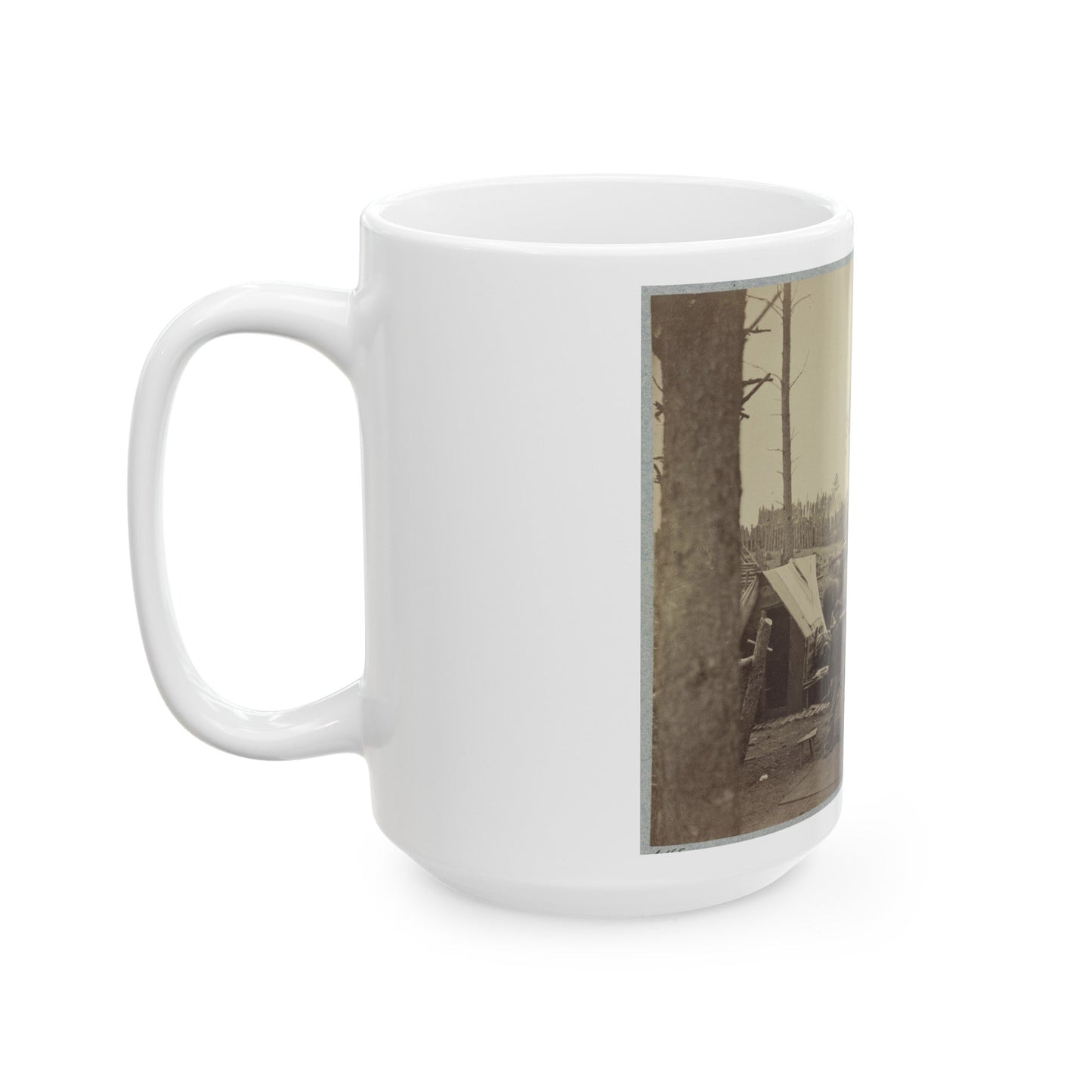 Breaking Camp, Brandy Station, Va. (U.S. Civil War) White Coffee Mug-The Sticker Space