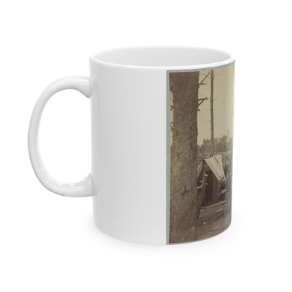 Breaking Camp, Brandy Station, Va. (U.S. Civil War) White Coffee Mug-The Sticker Space