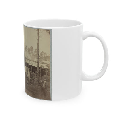 Breaking Camp, Brandy Station, Va. (U.S. Civil War) White Coffee Mug-The Sticker Space