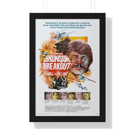 BREAKOUT 1975 - Framed Movie Poster-16″ x 24″-The Sticker Space