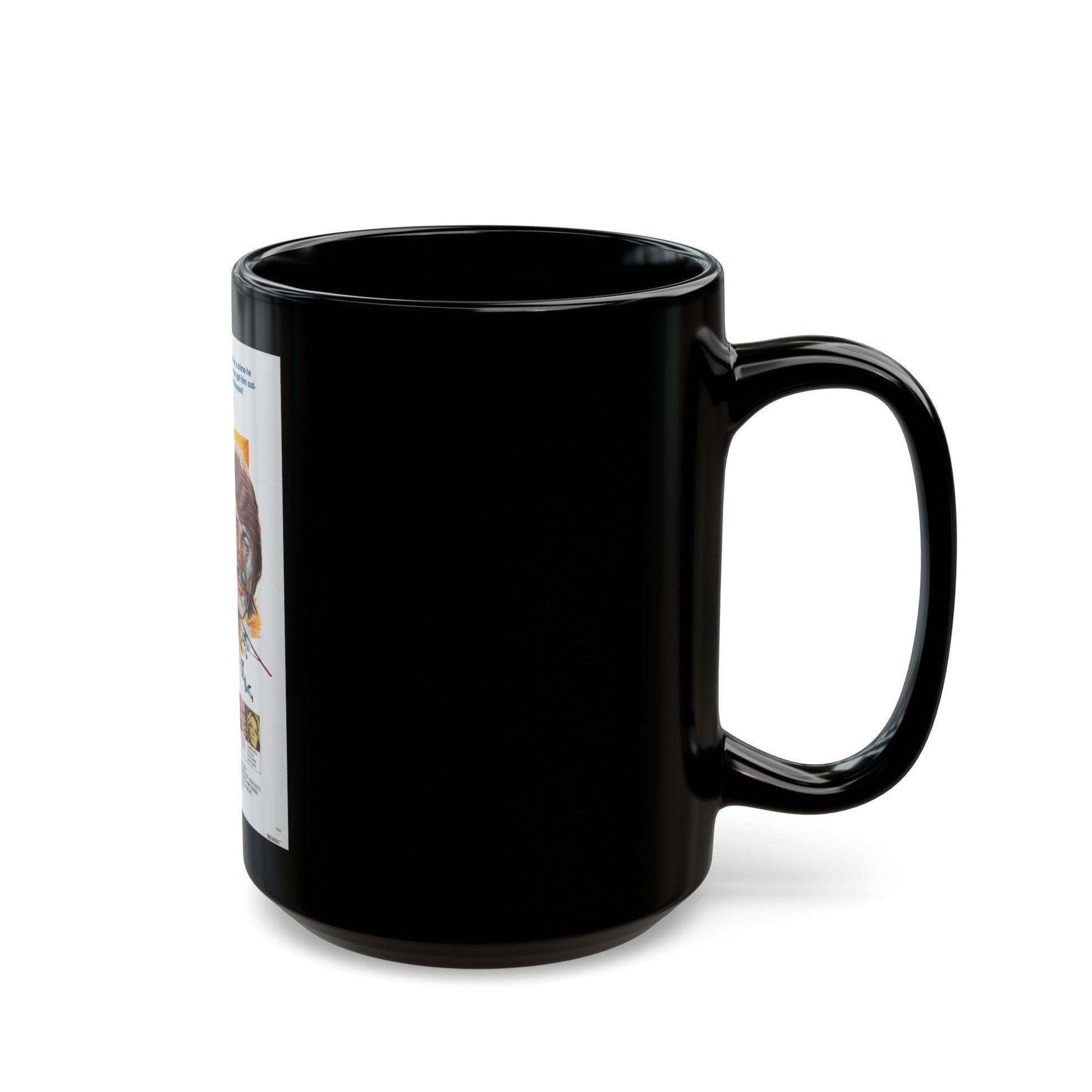 BREAKOUT 1975 Movie Poster - Black Coffee Mug-The Sticker Space