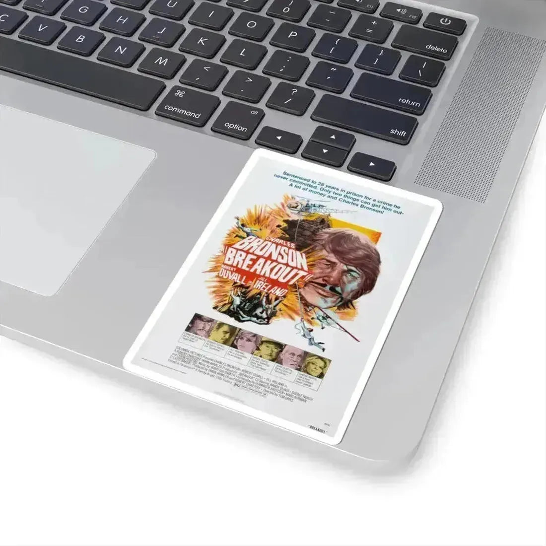 BREAKOUT 1975 Movie Poster - STICKER Vinyl Kiss-Cut Decal - The Sticker Space