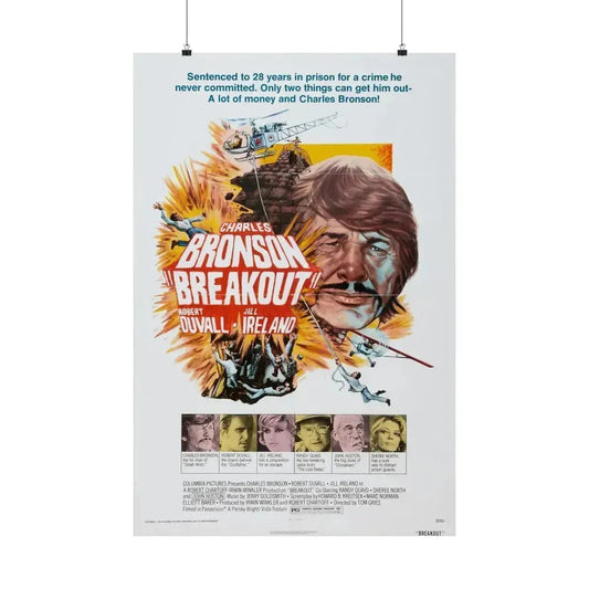 BREAKOUT 1975 - Paper Movie Poster 24″ x 36″ Matte - The Sticker Space