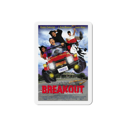 Breakout 1998 Movie Poster Die-Cut Magnet-2" x 2"-The Sticker Space