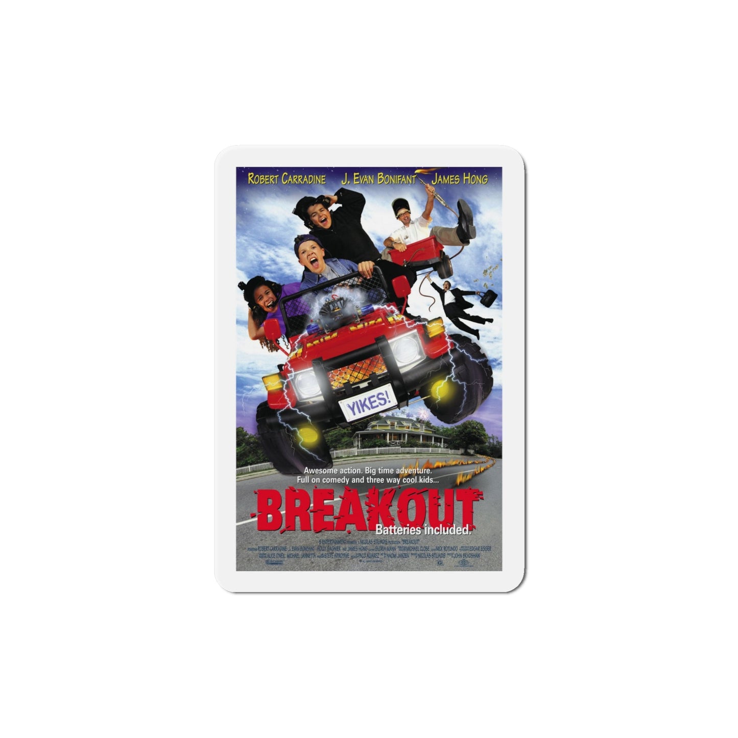 Breakout 1998 Movie Poster Die-Cut Magnet-5" x 5"-The Sticker Space