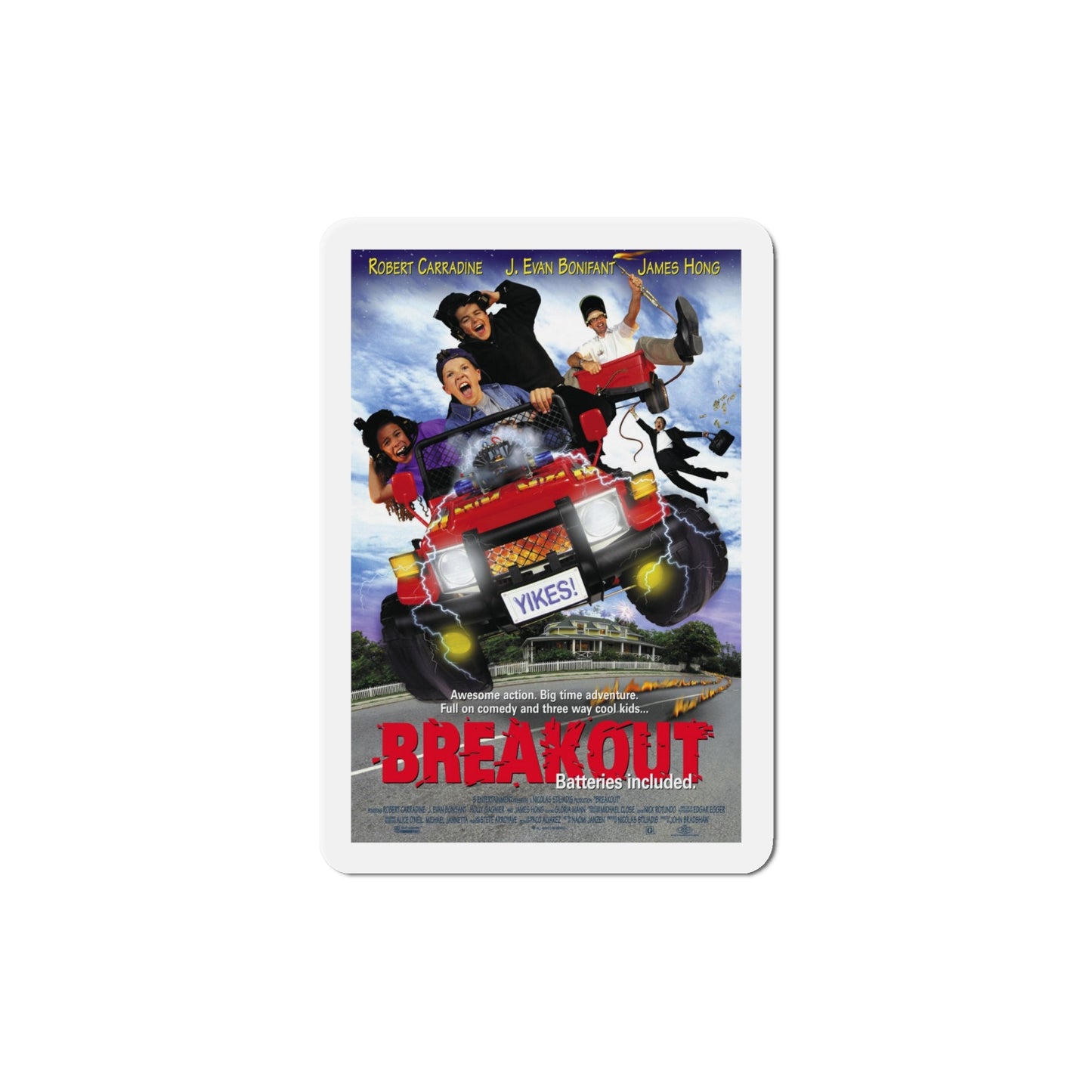 Breakout 1998 Movie Poster Die-Cut Magnet-6 Inch-The Sticker Space