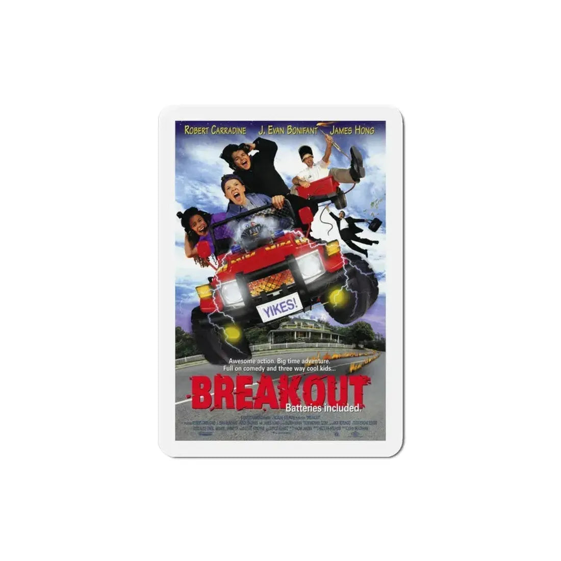 Breakout 1998 Movie Poster Refrigerator Magnet 3 Inch - The Sticker Space