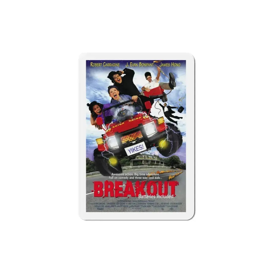 Breakout 1998 Movie Poster Refrigerator Magnet 4 Inch - The Sticker Space