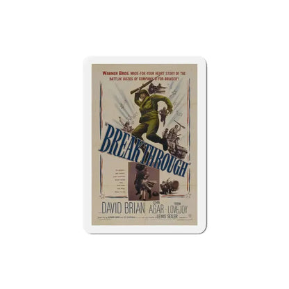 Breakthrough 1950 Movie Poster Refrigerator Magnet 4 Inch - The Sticker Space