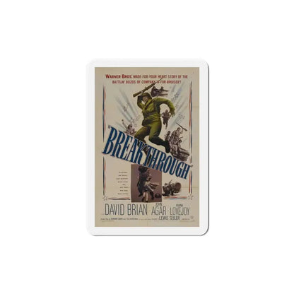 Breakthrough 1950 Movie Poster Refrigerator Magnet - The Sticker Space