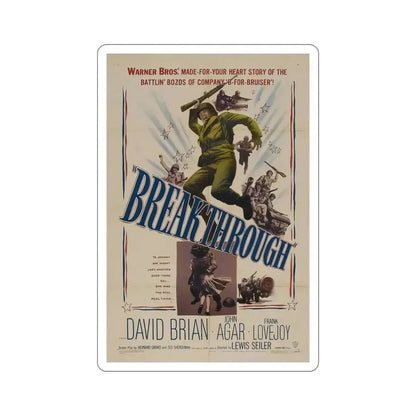 Breakthrough 1950 Movie Poster STICKER Vinyl Die-Cut Decal - The Sticker Space