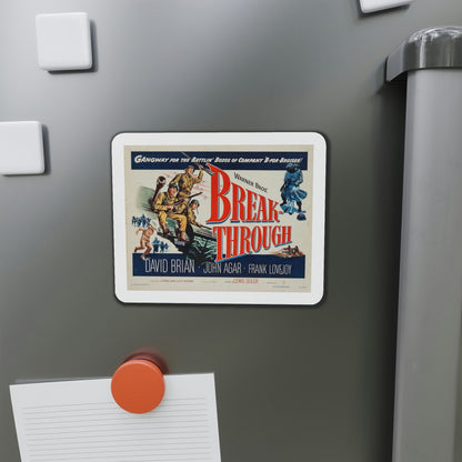 Breakthrough 1950 v2 Movie Poster Die-Cut Magnet-The Sticker Space