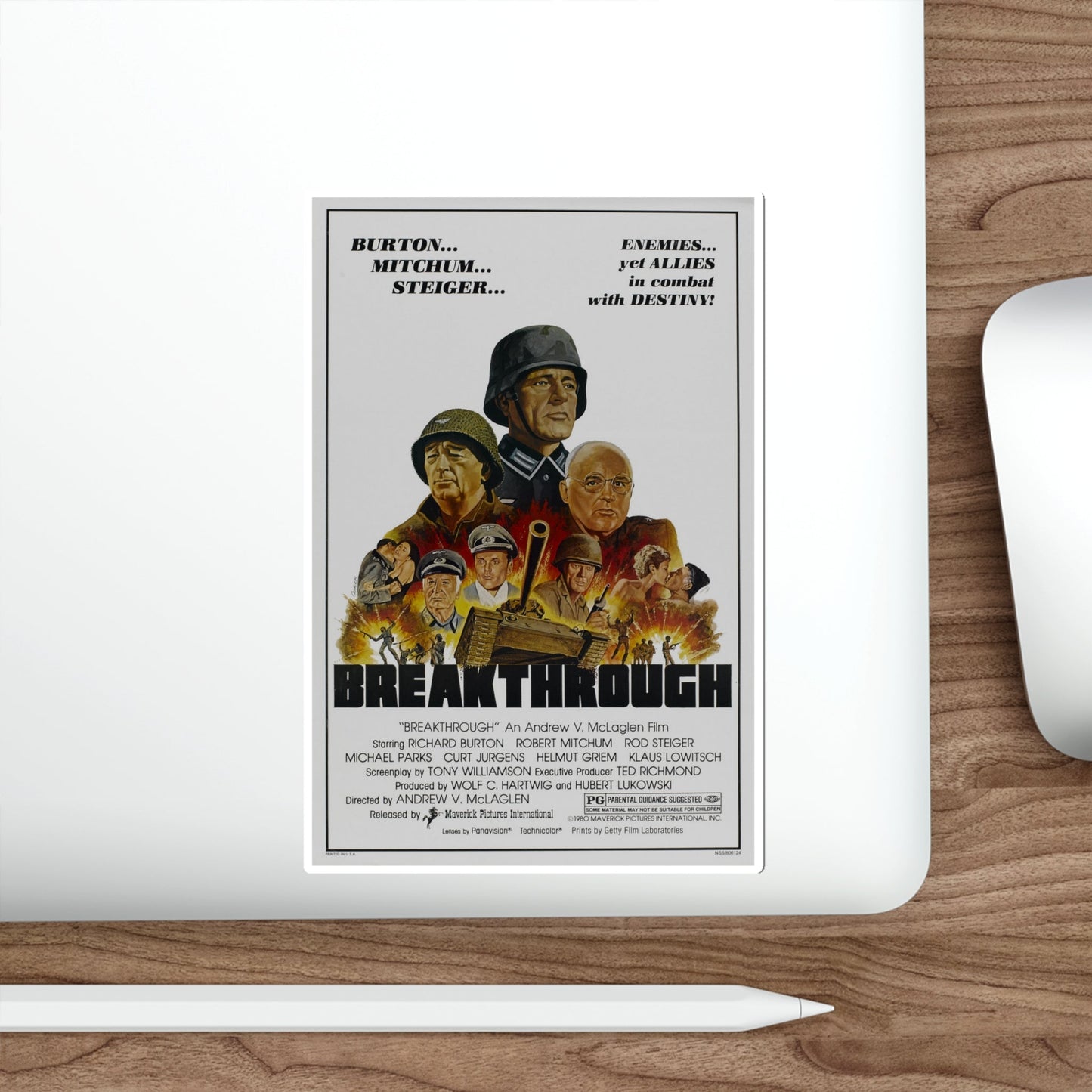 Breakthrough 1981 Movie Poster STICKER Vinyl Die-Cut Decal-The Sticker Space