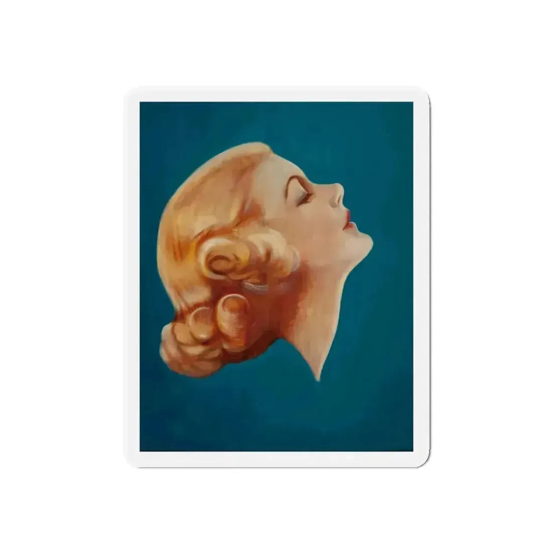 Breck Girl, Breck Shampoo advertisement (Magazine Illustration) Refrigerator Magnet 4 Inch Die-Cut - The Sticker Space