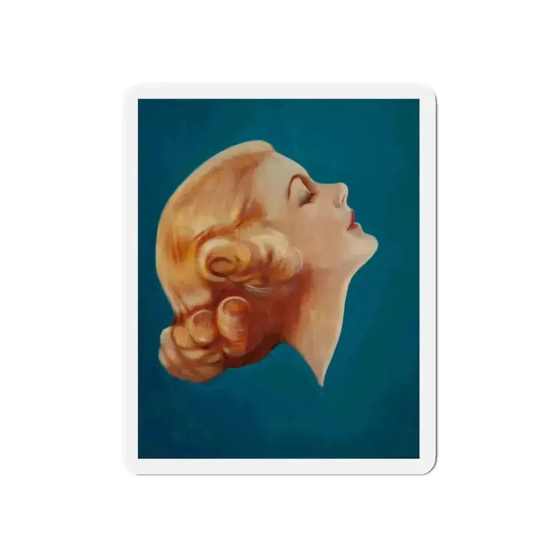 Breck Girl, Breck Shampoo advertisement (Magazine Illustration) Refrigerator Magnet - The Sticker Space