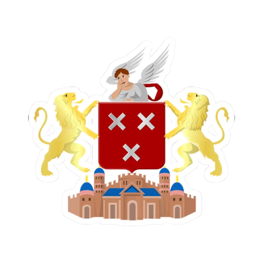 Breda wapen HRvA (Netherlands) (Coat of Arms) STICKER Vinyl Kiss-Cut Decal 2 Inch White - The Sticker Space