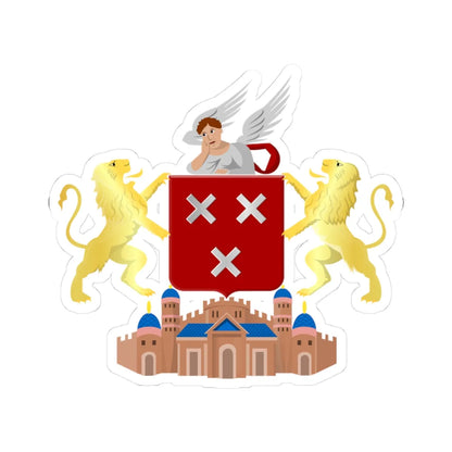 Breda wapen HRvA (Netherlands) (Coat of Arms) STICKER Vinyl Kiss-Cut Decal 3 Inch White - The Sticker Space