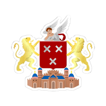 Breda wapen HRvA (Netherlands) (Coat of Arms) STICKER Vinyl Kiss-Cut Decal 6 Inch White - The Sticker Space